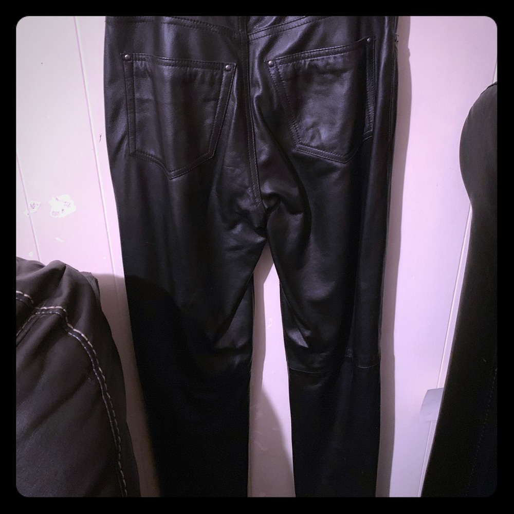 Leather pants